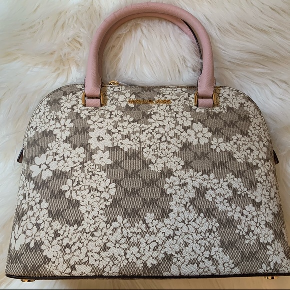 Michael Kors Cindy Floral Medium Done Satchel NWT - Picture 3 of 12